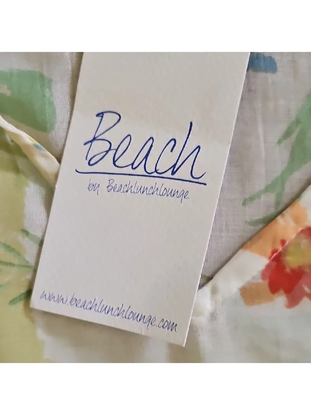 Beachlunchlounge Blue and Green Tropical Cover-Up